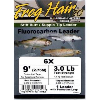 Frog Hair Fluorocarbon Leaders