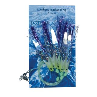 Deep Blue Lumihead Mackerel Rig