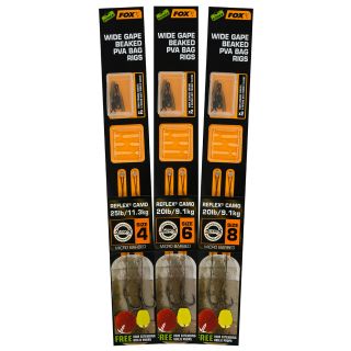 FOX EDGES WIDE GAPE BEAKED PVA BAG RIGS